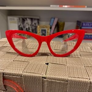 Non prescription vintage style secretary glasses